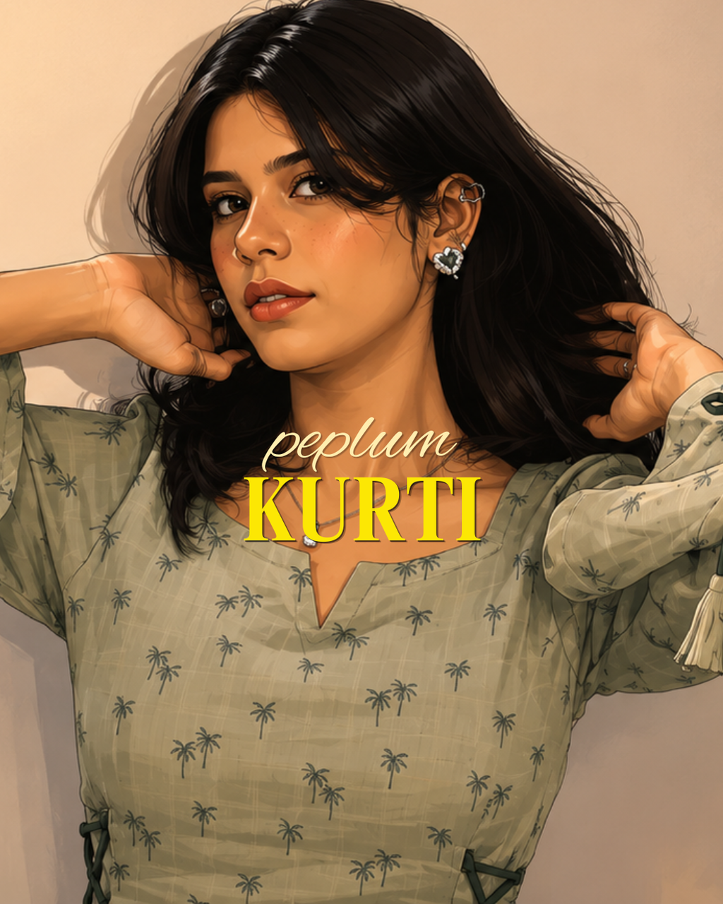 Peplum Kurti