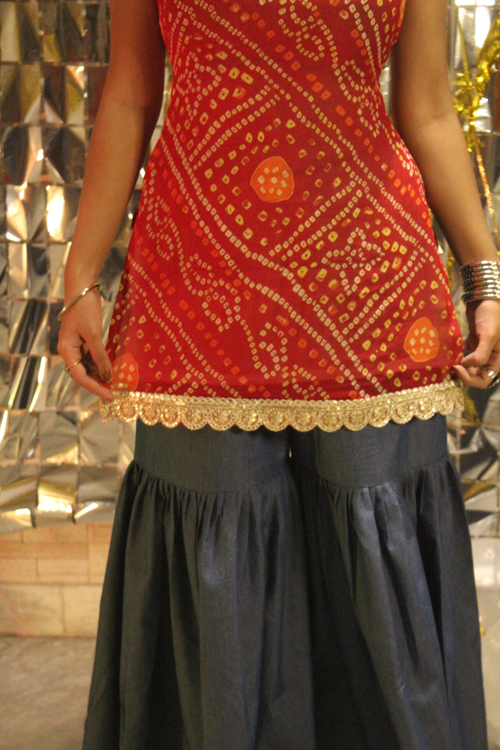 Bandhani Kurti KaurKala